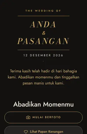 Pratinjau Luxury Typography